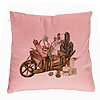 Perna Decorativa cu tematica de Craciun, 18, 40x40 cm, Roz, Husa Detasabila, Burduf 7 Perna Decorativa cu tematica de Craciun