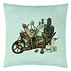 Perna Decorativa cu tematica de Craciun, 18, 40x40 cm, Verde Menta, Husa Detasabila, Burduf 22 Perna Decorativa cu tematica de Craciun