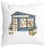 Perna Decorativa cu tematica de Craciun, 2, 40x40 cm, Alba, Mata, Husa Detasabila, Burduf 16 Perna Decorativa cu tematica de Craciun