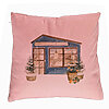 Perna Decorativa cu tematica de Craciun, 2, 40x40 cm, Roz, Husa Detasabila, Burduf 7 Perna Decorativa cu tematica de Craciun