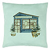Perna Decorativa cu tematica de Craciun, 2, 40x40 cm, Verde Menta, Husa Detasabila, Burduf 22 Perna Decorativa cu tematica de Craciun
