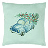 Perna Decorativa cu tematica de Craciun, 21, 40x40 cm, Verde Menta, Husa Detasabila, Burduf 7 Perna Decorativa cu tematica de Craciun