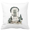 Perna Decorativa cu tematica de Craciun, 3, 40x40 cm, Alba, Mata, Husa Detasabila, Burduf 19 Perna Decorativa cu tematica de Craciun