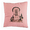 Perna Decorativa cu tematica de Craciun, 3, 40x40 cm, Roz, Husa Detasabila, Burduf 7 Perna Decorativa cu tematica de Craciun