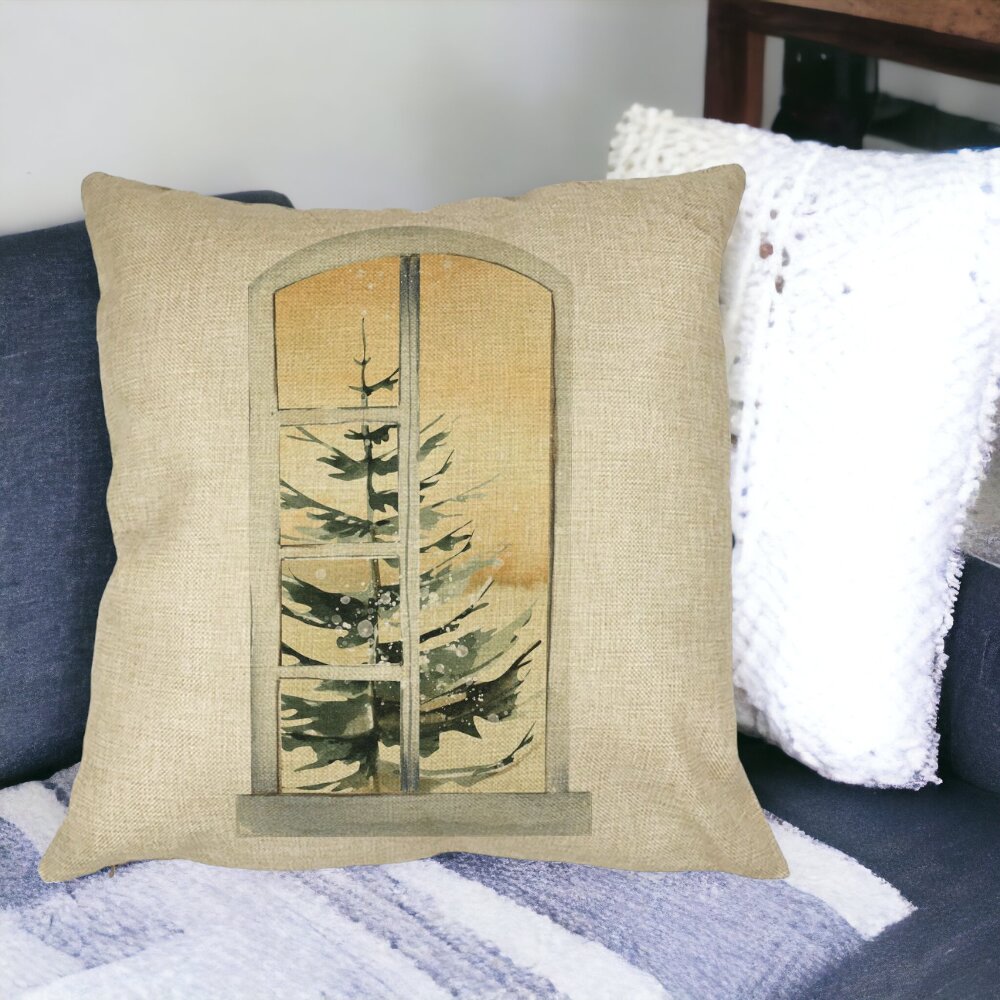 Perna Decorativa cu tematica de Craciun, 5, 40x40 cm, Husa Detasabila, Burduf 16 Perna Decorativa cu tematica de Craciun 5 40x40 cm Husa Detasabila Burduf bsc0397 5