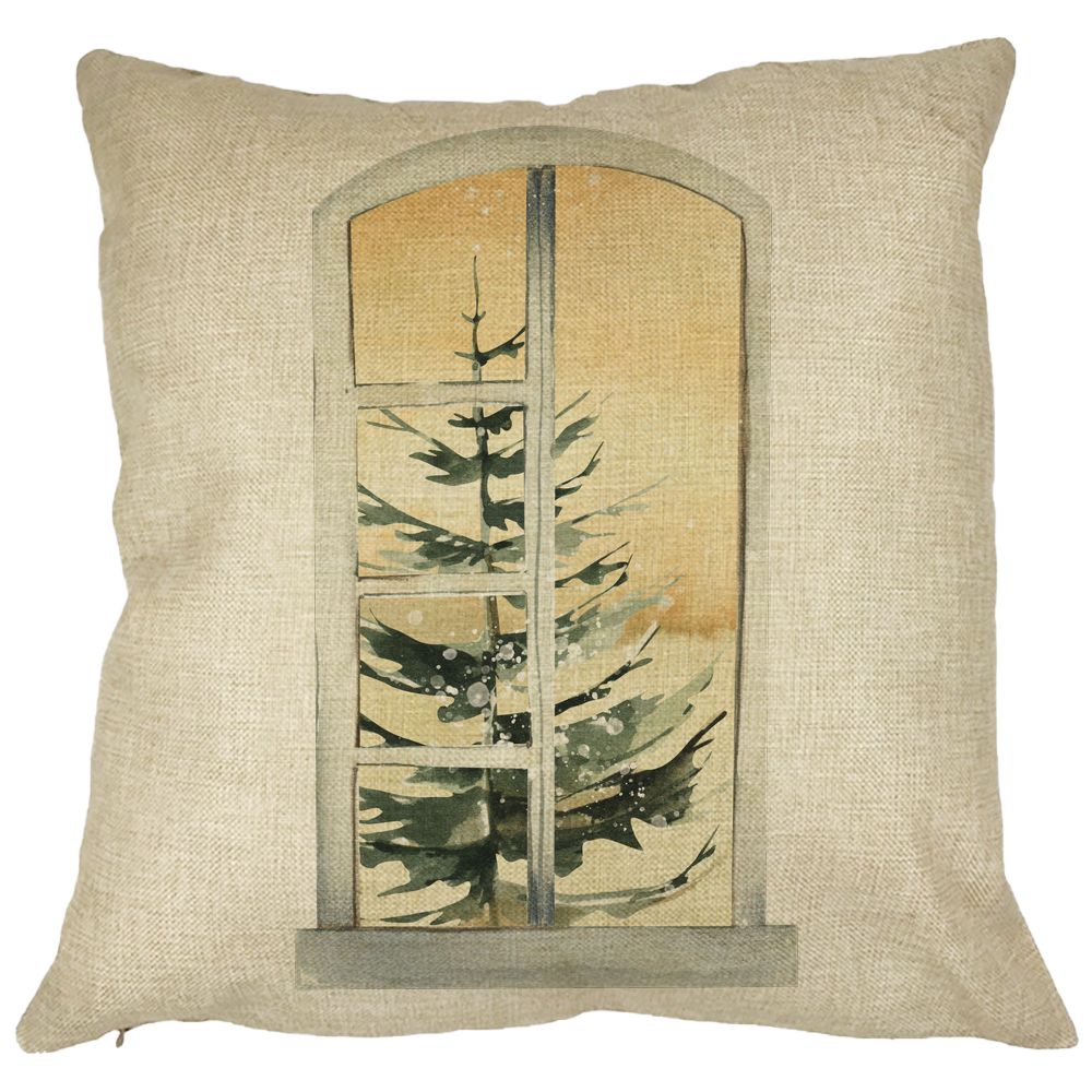 Perna Decorativa cu tematica de Craciun, 5, 40x40 cm, Husa Detasabila, Burduf 13 Perna Decorativa cu tematica de Craciun