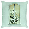 Perna Decorativa cu tematica de Craciun, 5, 40x40 cm, Verde Menta, Husa Detasabila, Burduf 22 Perna Decorativa cu tematica de Craciun