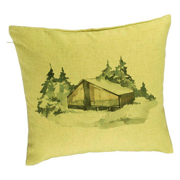 Perna Decorativa cu tematica de Craciun, 6, 40x40 cm, Verde, Husa Detasabila, Burduf 5 Perna Decorativa cu tematica de Craciun