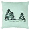 Perna Decorativa cu tematica de Craciun, 7, 40x40 cm, Verde Menta, Husa Detasabila, Burduf 22 Perna Decorativa cu tematica de Craciun