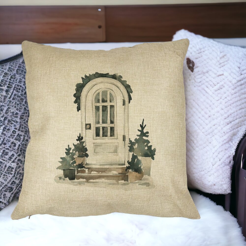 Perna Decorativa cu tematica de Craciun, 8, 40x40 cm, Husa Detasabila, Burduf 16 Perna Decorativa cu tematica de Craciun 8 40x40 cm Husa Detasabila Burduf bsc0402 5