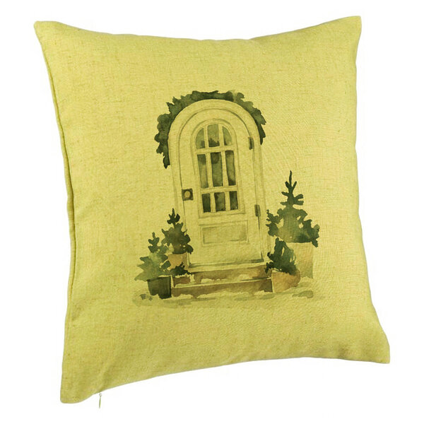 Perna Decorativa cu tematica de Craciun, 8, 40x40 cm, Verde, Husa Detasabila, Burduf 5 Perna Decorativa cu tematica de Craciun
