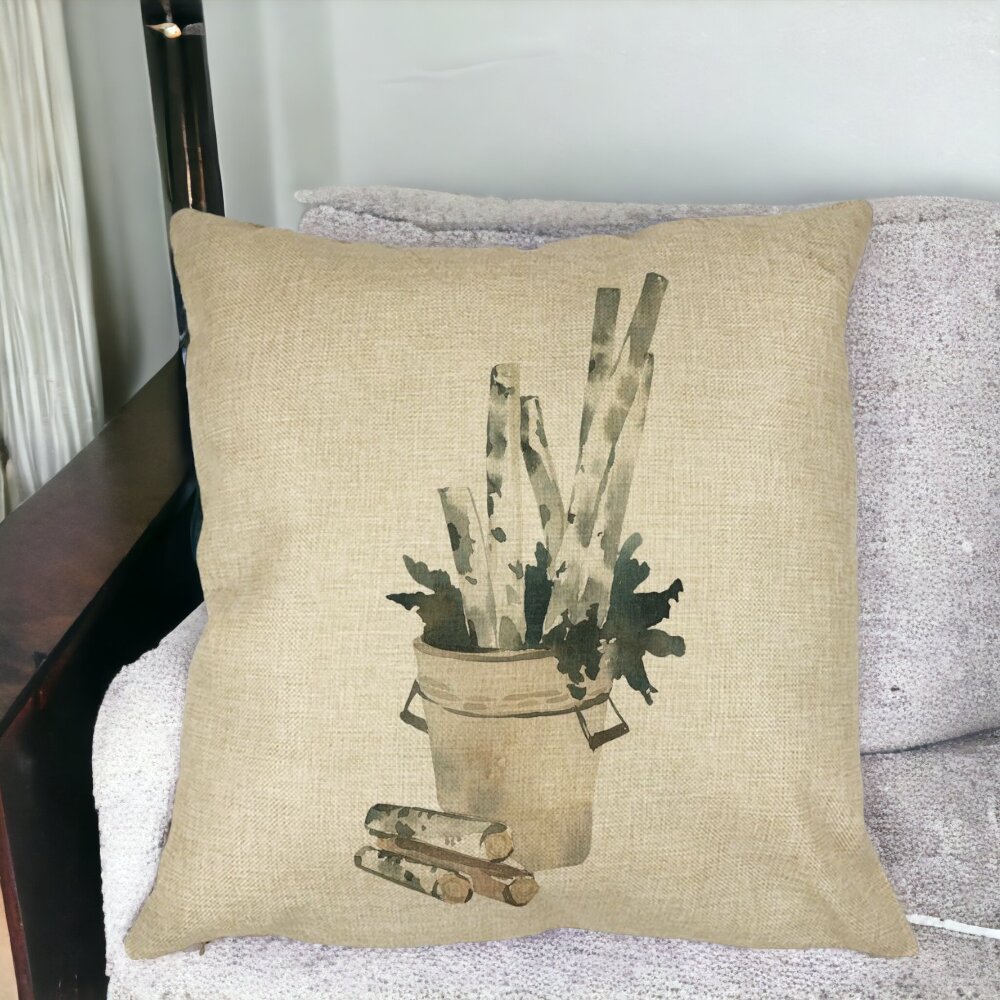 Perna Decorativa cu tematica de Craciun, 9, 40x40 cm, Husa Detasabila, Burduf 14 Husa Detasabila