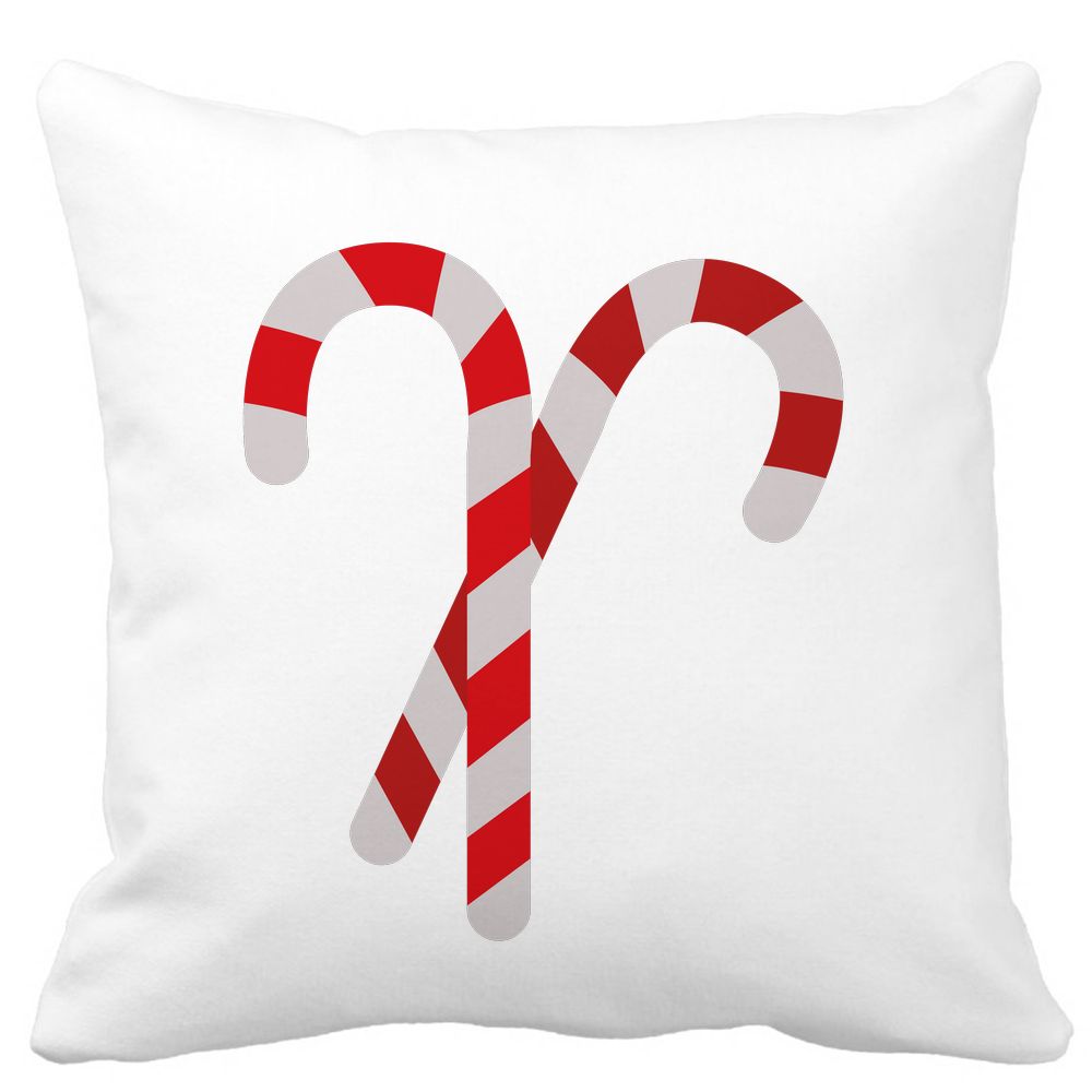 Perna Decorativa cu tematica de Craciun, Acadele, 40x40 cm, Alba, Mata, Husa Detasabila, Burduf 9 Perna Decorativa cu tematica de Craciun