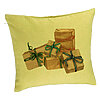 Perna Decorativa cu tematica de Craciun, Cadouri, 40x40 cm, Verde, Husa Detasabila, Burduf 7 Perna Decorativa cu tematica de Craciun