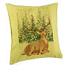 Perna Decorativa cu tematica de Craciun, Cerb, 40x40 cm, Verde, Husa Detasabila, Burduf 7 Perna Decorativa cu tematica de Craciun