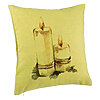 Perna Decorativa cu tematica de Craciun, Lumanari 1, 40x40 cm, Verde, Husa Detasabila, Burduf 7 Perna Decorativa cu tematica de Craciun