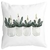 Perna Decorativa cu tematica de Craciun, Lumanari, 3, 40x40 cm, Alba, Mata, Husa Detasabila, Burduf 16 Perna Decorativa cu tematica de Craciun