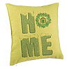 Perna Decorativa de Craciun, HOME, 40x40 cm, Verde, Husa Detasabila, Burduf 7 Perna Decorativa de Craciun