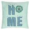 Perna Decorativa de Craciun, HOME, 40x40 cm, Verde Menta, Husa Detasabila, Burduf 22 Perna Decorativa de Craciun