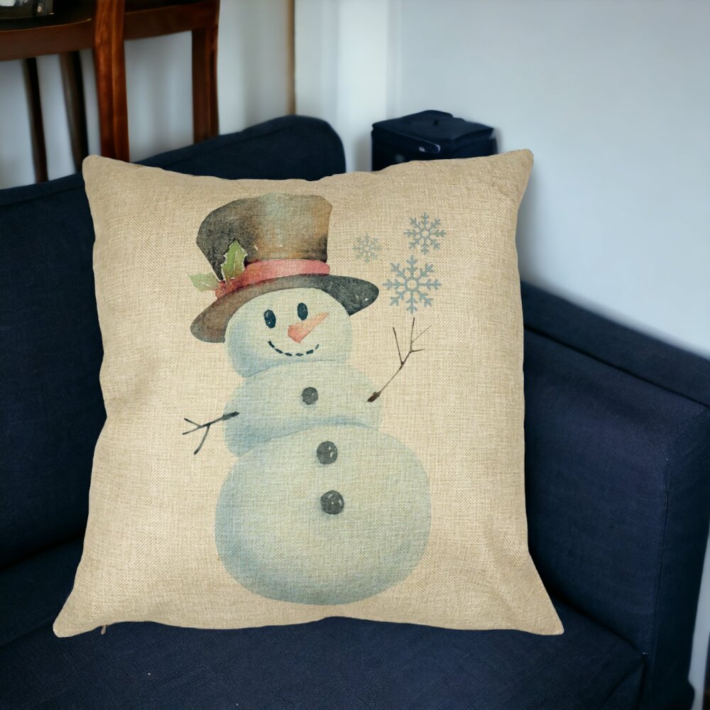 Perna Decorativa de Craciun Om de Zapada, 2, 40x40 cm, Husa Detasabila, Burduf 16 Perna Decorativa de Craciun Om de Zapada 2 40x40 cm Husa Detasabila Burduf bsc0410 5