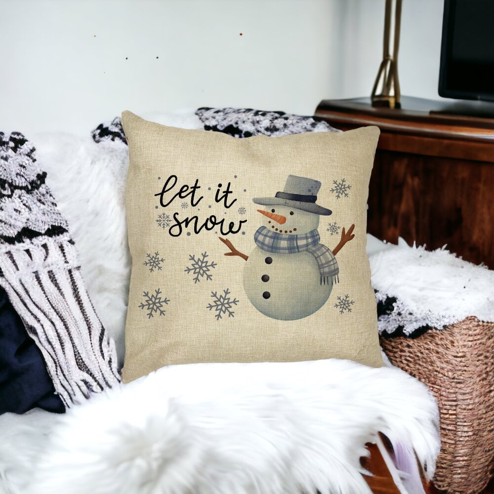 Perna Decorativa de Craciun Om de Zapada si Text, 40x40 cm, Husa Detasabila, Burduf 24 Perna Decorativa de Craciun Om de Zapada si Text 40x40 cm Husa Detasabila Burduf bsc0408 5