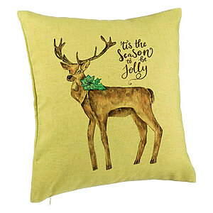 Perna Decorativa de Craciun Ren si text