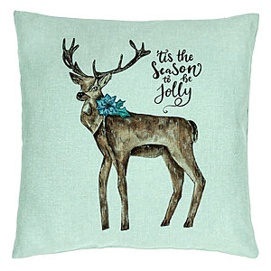 Perna Decorativa de Craciun Ren si text