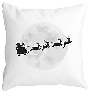 Perna Decorativa de Craciun Reni la Sanie