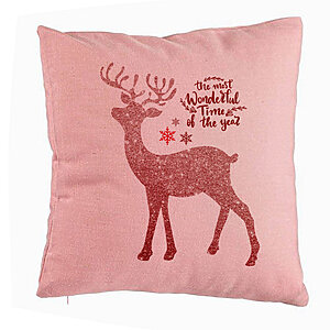 Perna Decorativa de Craciun cu Ren si Text 1