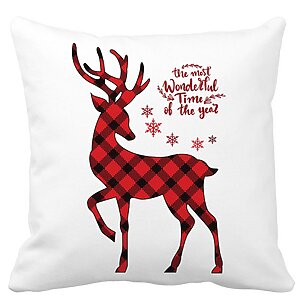 Perna Decorativa de Craciun cu Ren si Text 2