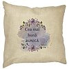 Perna Decorativa pentru Bunica 1, 40x40 cm, Husa Detasabila, Burduf 16 Perna Decorativa pentru Bunica 1