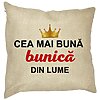 Perna Decorativa pentru Bunica 10, 40x40 cm, Husa Detasabila, Burduf 16 Perna Decorativa pentru Bunica 10