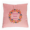Perna Decorativa pentru Bunica 14, 40x40 cm, Roz, Husa Detasabila, Burduf 7 Perna Decorativa pentru Bunica 14