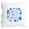 Perna Decorativa pentru Bunica 15, 40x40 cm, Alba, Mata, Husa Detasabila, Burduf 4 Perna Decorativa pentru Bunica 15