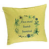 Perna Decorativa pentru Bunica 15, 40x40 cm, Verde, Husa Detasabila, Burduf 7 Perna Decorativa pentru Bunica 15