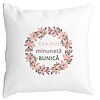 Perna Decorativa pentru Bunica 7, 40x40 cm, Alba, Mata, Husa Detasabila, Burduf 4 Perna Decorativa pentru Bunica 7