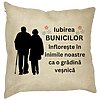 Perna Decorativa pentru Bunici 1, 40x40 cm, Husa Detasabila, Burduf 16 Perna Decorativa pentru Bunici 1