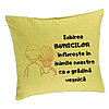 Perna Decorativa pentru Bunici 10, 40x40 cm, Verde, Husa Detasabila, Burduf 7 Perna Decorativa pentru Bunici 10