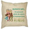 Perna Decorativa pentru Bunici 3, 40x40 cm, Husa Detasabila, Burduf 16 Perna Decorativa pentru Bunici 3