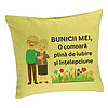 Perna Decorativa pentru Bunici 4, 40x40 cm, Verde, Husa Detasabila, Burduf 7 Perna Decorativa pentru Bunici 4