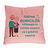 Perna Decorativa pentru Bunici 5, 40x40 cm, Roz, Husa Detasabila, Burduf 7 Perna Decorativa pentru Bunici 5