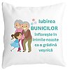 Perna Decorativa pentru Bunici 6, 40x40 cm, Alba, Mata, Husa Detasabila, Burduf 4 Perna Decorativa pentru Bunici 6