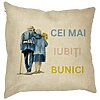 Perna Decorativa pentru Bunici 7, 40x40 cm, Husa Detasabila, Burduf 16 Perna Decorativa pentru Bunici 7