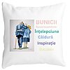 Perna Decorativa pentru Bunici 8, 40x40 cm, Alba, Mata, Husa Detasabila, Burduf 4 Perna Decorativa pentru Bunici 8