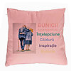 Perna Decorativa pentru Bunici 8, 40x40 cm, Roz, Husa Detasabila, Burduf 7 Perna Decorativa pentru Bunici 8