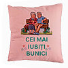 Perna Decorativa pentru Bunici 9, 40x40 cm, Roz, Husa Detasabila, Burduf 7 Perna Decorativa pentru Bunici 9