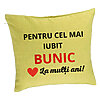 Perna Decorativa pentru Bunicul 3, 40x40 cm, Verde, Husa Detasabila, Burduf 7 Perna Decorativa pentru Bunicul 3