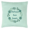 Perna Decorativa pentru Bunicul 4, 40x40 cm, Verde Menta, Husa Detasabila, Burduf 7 Perna Decorativa pentru Bunicul 4