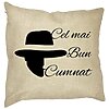 Perna Decorativa pentru Cumnat 2, 40x40 cm, Husa Detasabila, Burduf 16 Perna Decorativa pentru Cumnat 2