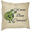 Perna Decorativa pentru Cumnat 4, 40x40 cm, Husa Detasabila, Burduf 16 Perna Decorativa pentru Cumnat 4